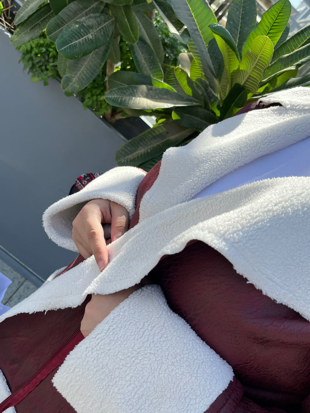 Leather Jacket With Fur