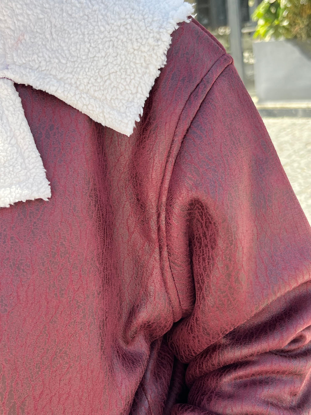 Leather Jacket With Fur