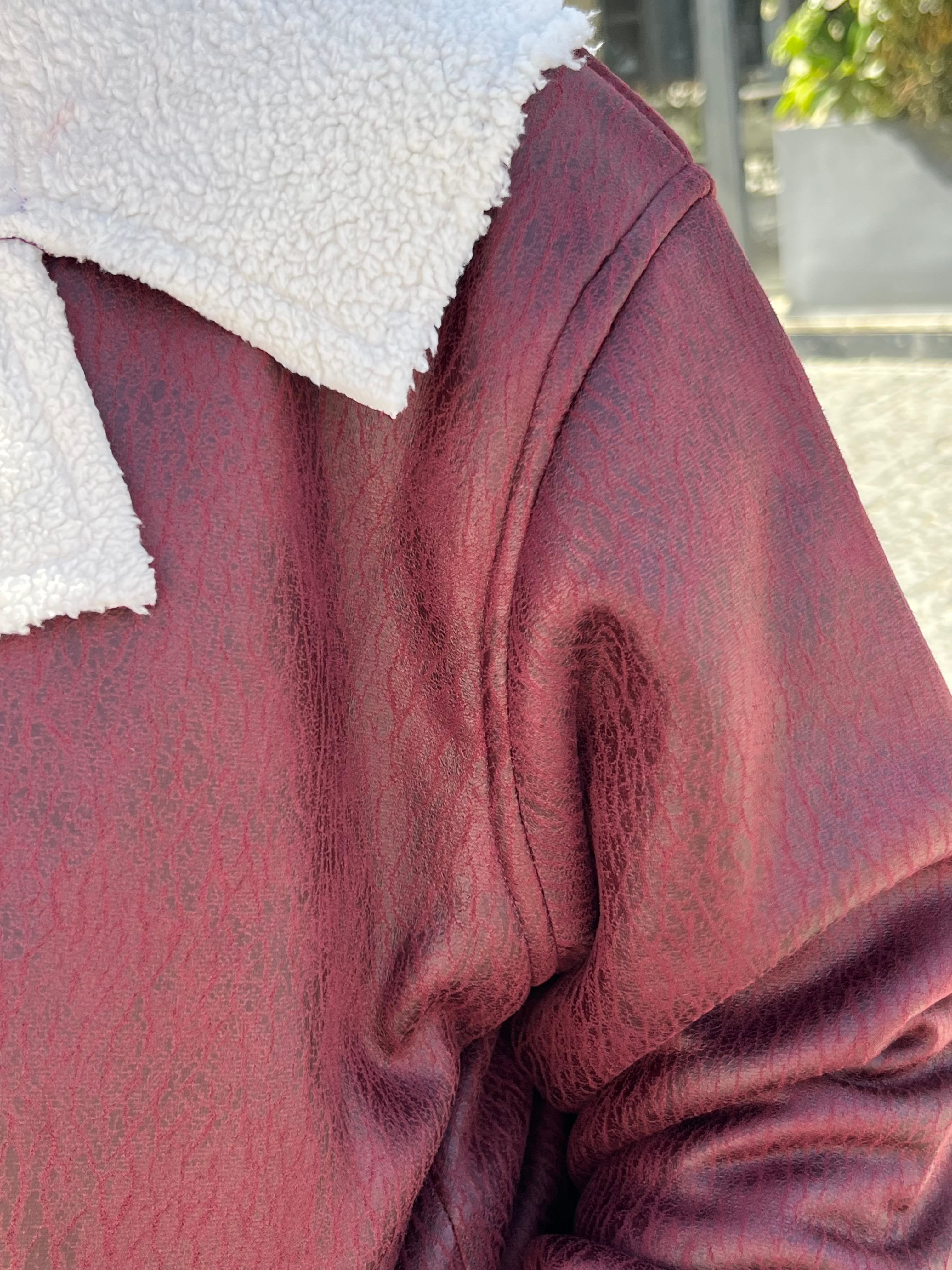 Leather Jacket With Fur