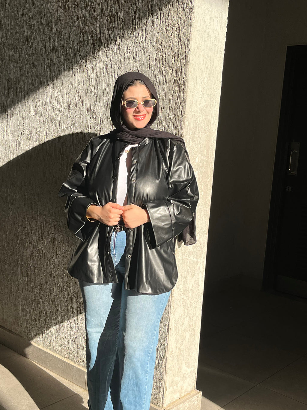 Black Waterproof Leather Jacket